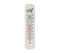 Thermomètre traditionnel mural blanc 15 cm