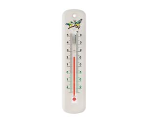 Thermomètre traditionnel mural blanc 15 cm