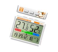 Thermomètres À Haute Précision Testeur Hygromètre Numérique Avec Une Fonction D'horloge Intelligente Adaptée Thermomètres Batterie De Chambre Coucher Et De Bureau