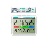 Thermomètres À Haute Précision Testeur Hygromètre Numérique Avec Une Fonction D'horloge Intelligente Adaptée Thermomètres Batterie De Chambre Coucher Et De Bureau