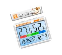 Thermomètres À Haute Précision Testeur Hygromètre Numérique Avec Une Fonction D'horloge Intelligente Adaptée Thermomètres Batterie De Chambre Coucher Et De Bureau