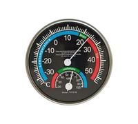 Thermomètres analogiques hygromètre à montage mural Thermo-hygromètre Mesure de la température et de l'humidité pour chambre, bureau, hôtel, installation facile, moniteur de température mural