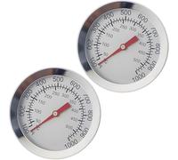 Thermomètres BBQ Résistants Rouilles Technologie Des Capteurs Bimétalliques Faciles À Lire Les Cadrans Pour Le Charbon De Bois Et Les Grils Électriques