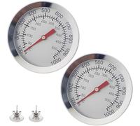 Thermomètres De Barbecue Résistants À La Rouille Technologie Capteurs Bimétalliques Cadrans Faciles Lire Pour Les Grils Charbon Bois Et Électriques Thermomètres Compatibles Avec Plusieurs
