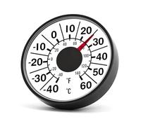 Thermomètres d'intérieur et d'extérieur avec affichage pour serre, café, véranda, autocollant facile à coller sur la fenêtre