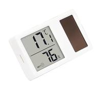 Thermomètres hygromètre de chambre de bébé grand écran intérieur maison énergie solaire température humidité mètre précis bureau environnement moniteurs