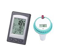 Thermomètres, thermomètre de piscine Thermomètre sans fil Digital Température Température de température avec écran LCD pour la piscine SPA Baignoire Aquarium Pays Pond