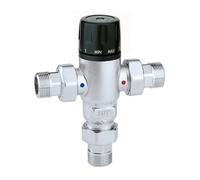 Thermomixer laiton, réglable 3/4 pouce, 30-65 GrC Caleffi