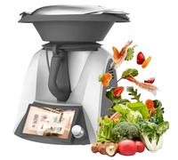 Thermomixer Robot de Cuisson Électrique - Machine à Sauter Automatique Intelligente avec Écran TFT 7 Pouces 35-11000 RPM, 360° Uniforme Agitation pour Friture et Ragoût