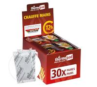 THERMOPAD Chauffe-Mains : 30 Pairs de chaufferettes pour jusqu'à 12 Heures de Chaleur dans Les Gants ou dans la Poche - activé par l'air - Utilisation immédiate