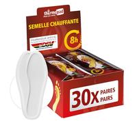 THERMOPAD Semelles chauffantes S-XXL: 30 Pairs de chaufferettes pour jusqu'à 8 Heures de Chaleur - pour Les Chaussures de Ski et Les Bottes - activé par l'air - Utilisation immédiate (L 40-41)
