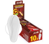 THERMOPAD Semelles chauffantes S-XXL - L'ORIGINAL : 10 Pairs de chaufferettes pour jusqu'à 9 Heures de Chaleur - pour Les Chaussures de Ski et Les Bottes - activé par l'air