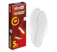 THERMOPAD Semelles chauffantes S-XXL - L'ORIGINAL : 5 Pairs de chaufferettes pour jusqu'à 9 Heures de Chaleur - pour Les Chaussures de Ski et Les Bottes - activé par l'air - XL (42-43)