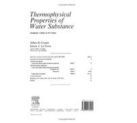 Thermophysical Properties Of Water Substance
