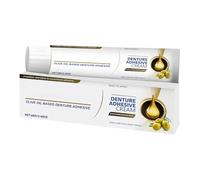Thermoplastic Denture Adhesive, 68 g, crème adhésive extra forte, pour les tiers, maintien sûr, étanche pour la mâchoire inférieure, port de nuit, soins dentaires, facile pour les voyages pour les