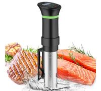 Thermoplongeur Sous Vide Cuiseur Sous Vide 1000W Calculateur dImmersion Cuisinière Thermostat Réglable Contrôle Précis de la Température pour Viande Oeuf Légume Écran Tactile LCD 25 à 92,5℃