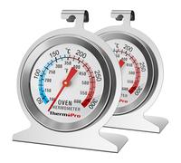 ThermoPro AOT200 Thermomètre pour four à gaz, 50-300°C/100-600°F, lecture instantanée, cuisson, acier inoxydable 431, thermomètre pour four électrique, analogique, Pack de 2