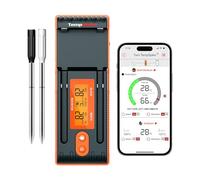 ThermoPro TempPro 150m Thermometre Cuisine Sans Fil avec 2 Sondes à Viande, Thermometre Cuisson Bluetooth avec Booster LCD Amélioré, Thermomètre à Viande pour Friteuses à Air, BBQ, Four, Fumoir