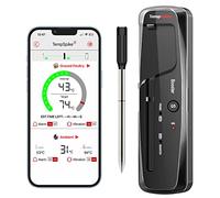ThermoPro TempPro 150M Thermometre Cuisine Sans Fil pour Barbecue, Termometre Cuison Bluetooth avec APP Intelligente, Sonde de Cuisson pour Four, Gril, Cuisine, Fumoir, Sous Vide et Friteuses à Air