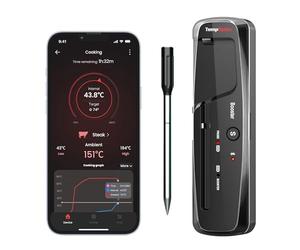 ThermoPro TempPro 150M Thermometre Cuisine Sans Fil pour Barbecue, Termometre Cuison Bluetooth avec APP Intelligente, Sonde de Cuisson pour Four, Gril, Cuisine, Fumoir, Sous Vide et Friteuses à Air