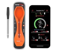 ThermoPro TempSpike Plus Thermomètre de Cuisine Sans Fil 600FT avec Sonde Mince Améliorée, Thermomètre à Viande Bluetooth pour Grillades, Thermomètre Alimentaire pour BBQ, Rôtisserie