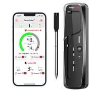 ThermoPro TempSpike 150M Thermometre Cuisine Sans Fil pour Barbecue, Termometre Cuison Bluetooth avec APP Intelligente, Sonde de Cuisson pour Four, Gril, Cuisine, Fumoir, Sous Vide et Friteuses à Air