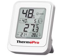 ThermoPro Thermo-hygromètre numérique pour serre, thermomètre extérieur avec affichage des températures max/min, étanchéité IPX5, idéal pour les plantes d'intérieur, tentes de culture et le jardin