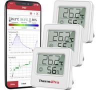 ThermoPro Thermo-hygromètre radiopiloté blanc TP357-3