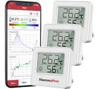 ThermoPro Thermo-hygromètre radiopiloté blanc TP357-3