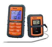 ThermoPro TP07 Thermomètre de Cuisson Numérique Sans Fil et À Distance Thermomètre pour Viande Dinde Grill Four Cuisine Fumoir Barbecue avec Donde, Portée de 90M