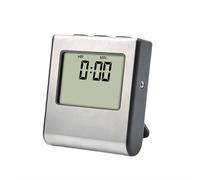 Thermopro-TP16 LCD numérique avec sonde en acier inoxydable,horloge,minuterie,cuisson des aliments,barbecue,viande,four,fumoir - Type Thermometer