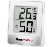 ThermoPro TP49 Thermo-Hygromètre Digital Indicateur Climat Intérieur - Blanc