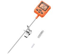 ThermoPro TP511 Thermomètre Numérique pour Bonbons avec Clip pour Pot, Thermomètre Alimentaire Programmable pour Viande avec Sonde Longue de 20cm pour Pâtisserie Grillade Bougie Huile Liquide Friture