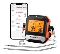 ThermoPro TP904 Thermomètre à viande numérique sans fil Bluetooth 135 m Thermomètre de cuisson avec application intelligente Double sonde de température de qualité alimentaire pour cuisine, barbecue