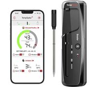 ThermoPro TempSpike 150M Thermometre Cuisine Sans Fil pour Barbecue, Termometre Cuison Bluetooth avec APP Intelligente, Sonde de Cuisson pour Four, Gril, Cuisine, Fumoir, Sous Vide et Friteuses à Air