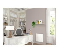Radiateur chaleur douce Baléares 2 horizontal blanc 1250W - blanc - blanc