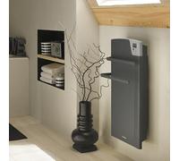 THERMOR Sèche-serviettes digital avec soufflerie MAJORQUE 1400W gris ardoise