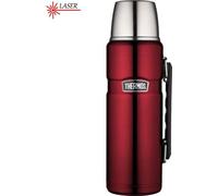 Thermos 1,2l avec porte-boisson - rouge