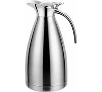 Thermos 2L Isolation pot Théière Thermos Bouteille de café Argent