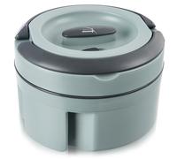 Thermos alimentaire en acier inoxydable - ORION - 2,4 l - Vert - Vanne de dépressurisation - Joint hermétique