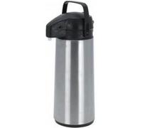 HTI-Living - Pichet à pompe isotherme Airpot 1,9 L Inox - Froid 24h / Chaud 12h