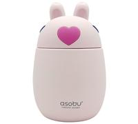 ASOBU Boîte à déjeuner pour enfant en forme de lapin - Anti-fuite, sans BPA, avec poignée douce - Pour l'école et les pique-niques