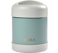 BÉABA, Portion de Conservation Repas Bébé/Enfant, Inox, Isotherme, Conserve Chaud/Froid Aliments, Double parois, 100% hermétique, 300 mL, Light mist/Eucalyptus green
