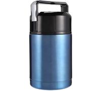 Thermos Alimentaire - AMOUNE - Grand Récipient Isotherme - Acier Inoxydable - Anti-fuite - Bleu