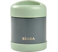 Thermos alimentaire en inox minéral gris et vert sauge (300 ml)