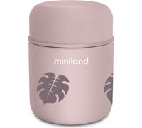 Thermos alimentaire Miniland Terra, 280ml, rose/feuille