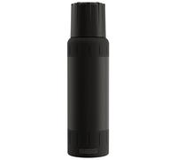 SIGG - Gourde Isotherme 1L - Alpine Star, avec Gobelet - 27h Chaud, 100h Froid - Compacte & Robuste - Étanche - Sans BPA - Avec Extra Grip Pour Outdoor, Camping & Randonnée - Acier Inoxydable - Noir