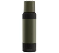 SIGG - Gourde Isotherme 1L - Alpine Star, avec Gobelet - 27h Chaud, 100h Froid - Compacte & Robuste - Étanche - Sans BPA - Avec Extra Grip Pour Outdoor, Camping & Randonnée - Acier Inoxydable - Vert