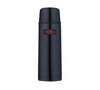 Thermos avec fermeture à bouton-poussoir et tasse de 500 ml bleu foncé