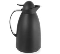 Thermos avec insert en verre pour café et thé, noir, capacité 1 L - Hendi 449608